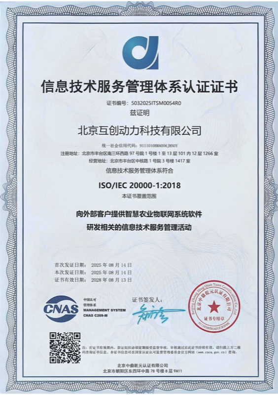 ISO 20000服务管理体系